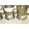 Image 2 : FOUR 1950S BADMINTON PEWTER TROPHY TANKARDS