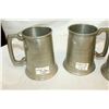 Image 3 : FOUR 1950S BADMINTON PEWTER TROPHY TANKARDS