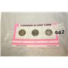 Image 1 : THREE SELDON SEEN CNADIAN 50 CENT COINS