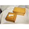 Image 1 : TWO INLAID WOODEN DRESSER BOXES