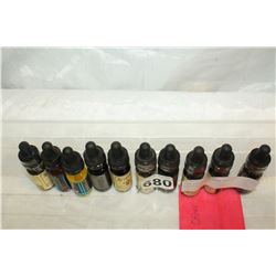 TEN ASSORTED VAPE JUICE BOTTLES