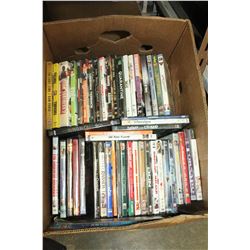 BOX OF DVDS