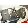 Image 1 : LARGE TOTE OF ELECTRONICS AND SPEAKERS