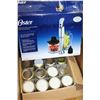 Image 2 : OSTER HAND BLENDER AND MASON JARS