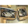 Image 1 : TWO BOXES OF STAINLESS AND METAL KITCHEN WARES