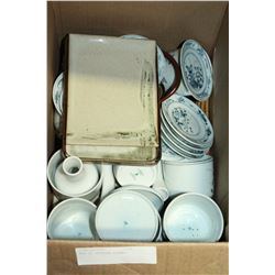 BOX OF EASTERN DISHES