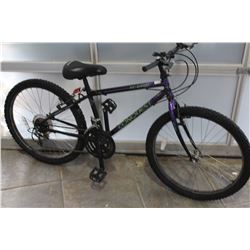 PURPLE BLACK CONQUEST BIKE