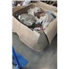 Image 2 : LARGE BOX OF TOWELS CARPETS AND BLANKET