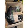 Image 1 : LARGE BOX OF TOWELS ETC