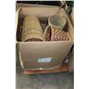 Image 2 : LARGE BOX OF WICKER BASKETS