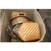 Image 1 : LARGE BOX OF WICKER BASKETS