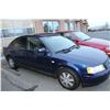 Image 2 : 2000 VOLKSWAGEN PASSAT 4 DOOR, AUTOMATIC, BLUE, 161,895 KM. WITH KEY AND REGISTRATION
