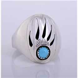 R, Navajo Sterling Silver Southwest Turquoise