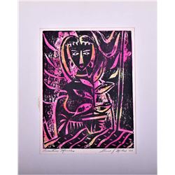 Lewis J. Miller Mid-Century Modern Abstract