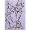 Image 3 : De Villen etching 2008 "Three Nudes" Abstract