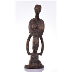African Igbo Wood Power Figure Sculpture,