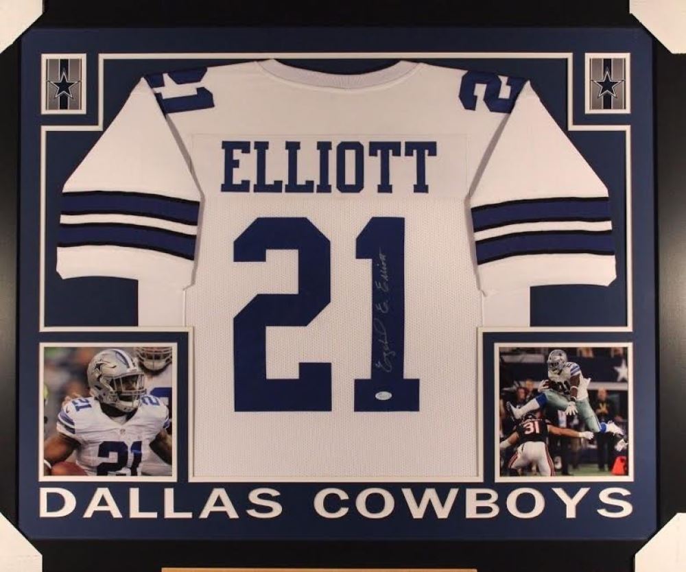 ezekiel elliott signed jersey