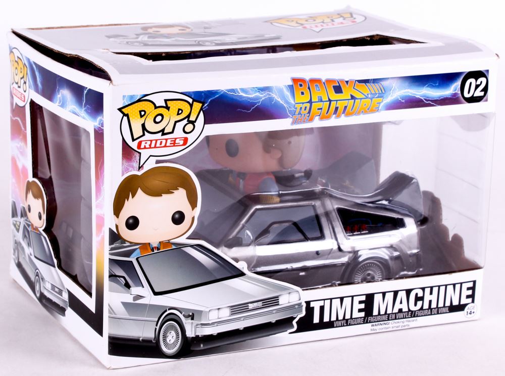 back to the future pop vinyl delorean