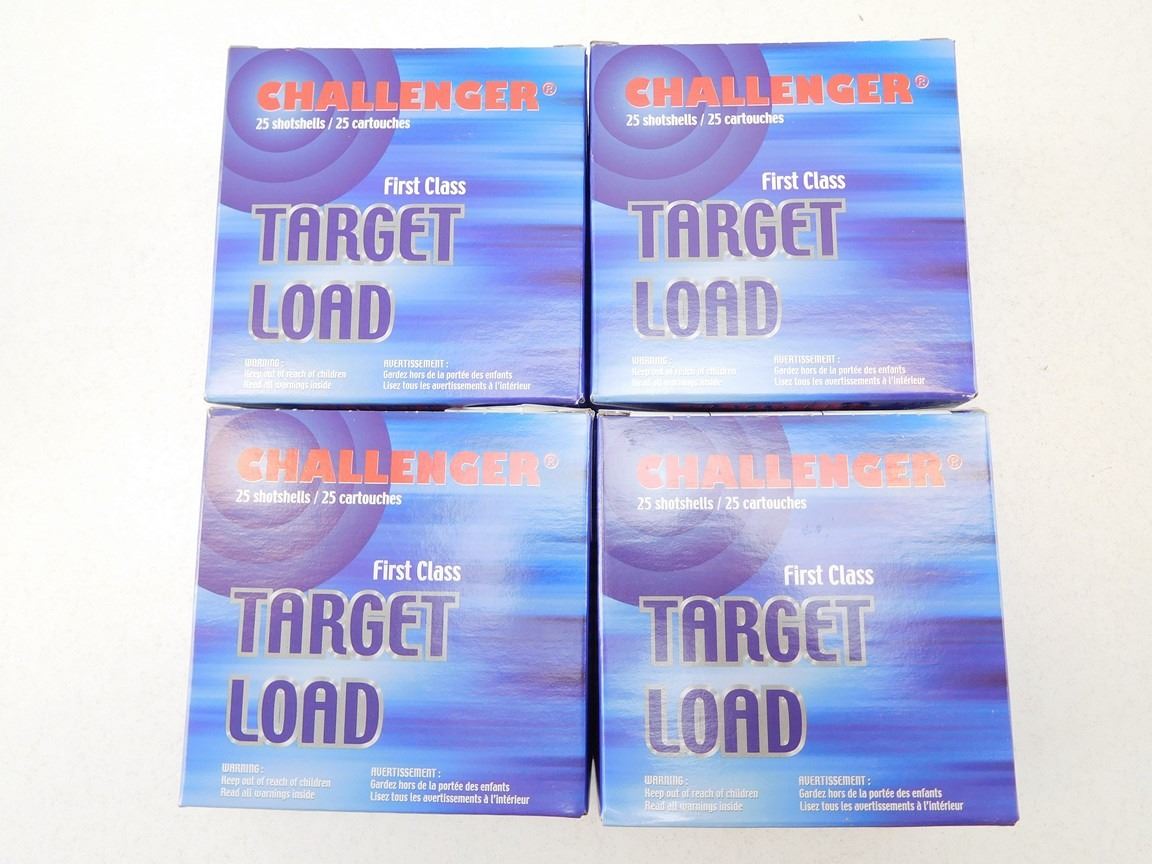 CHALLENGER FIRST CLASS TARGET LOAD 12GA X 2 3/4 #8 SHOTGUN SHELLS