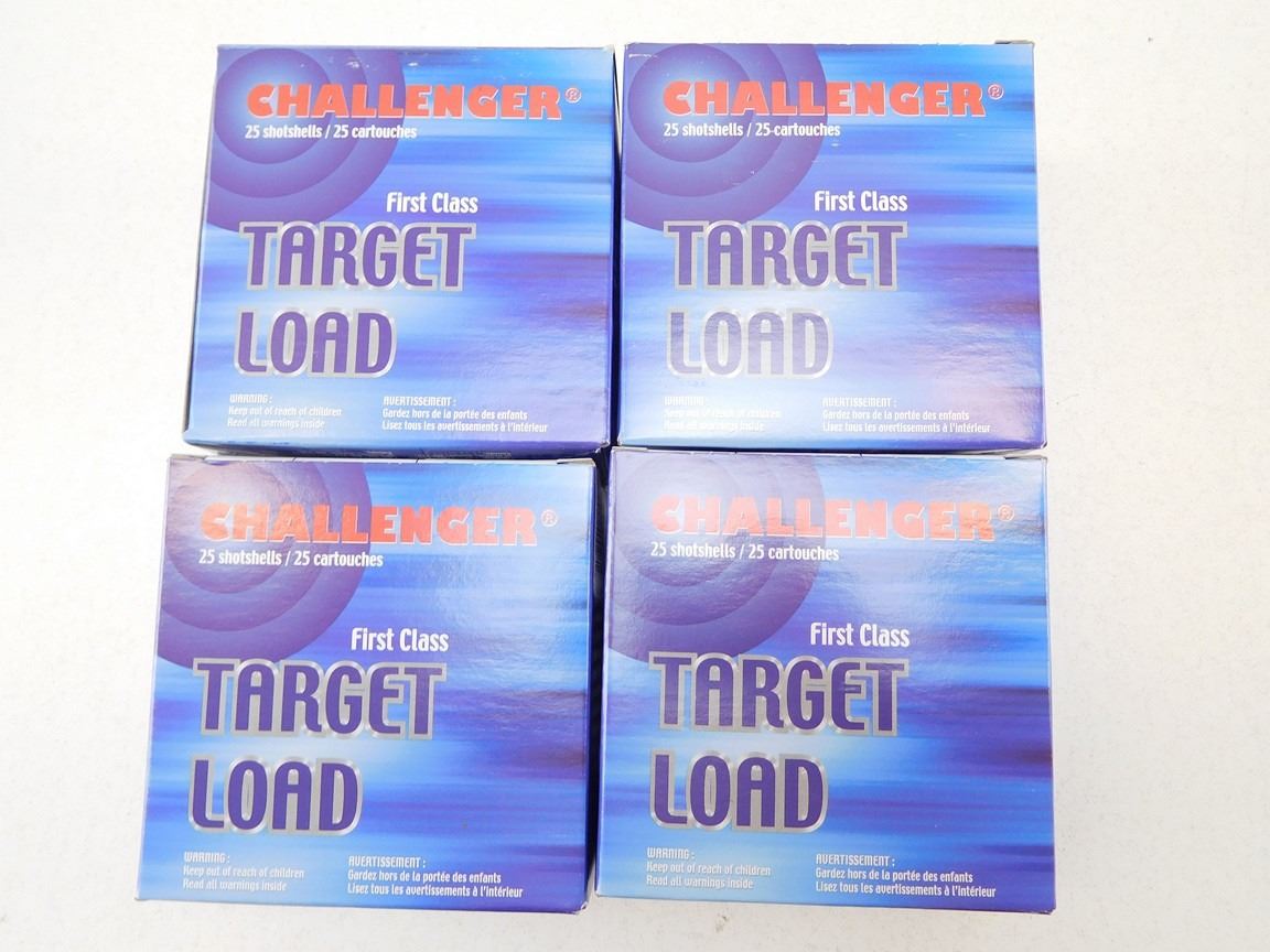 CHALLENGER FIRST CLASS TARGET LOAD 12GA X 2 3/4 #8 SHOTGUN SHELLS