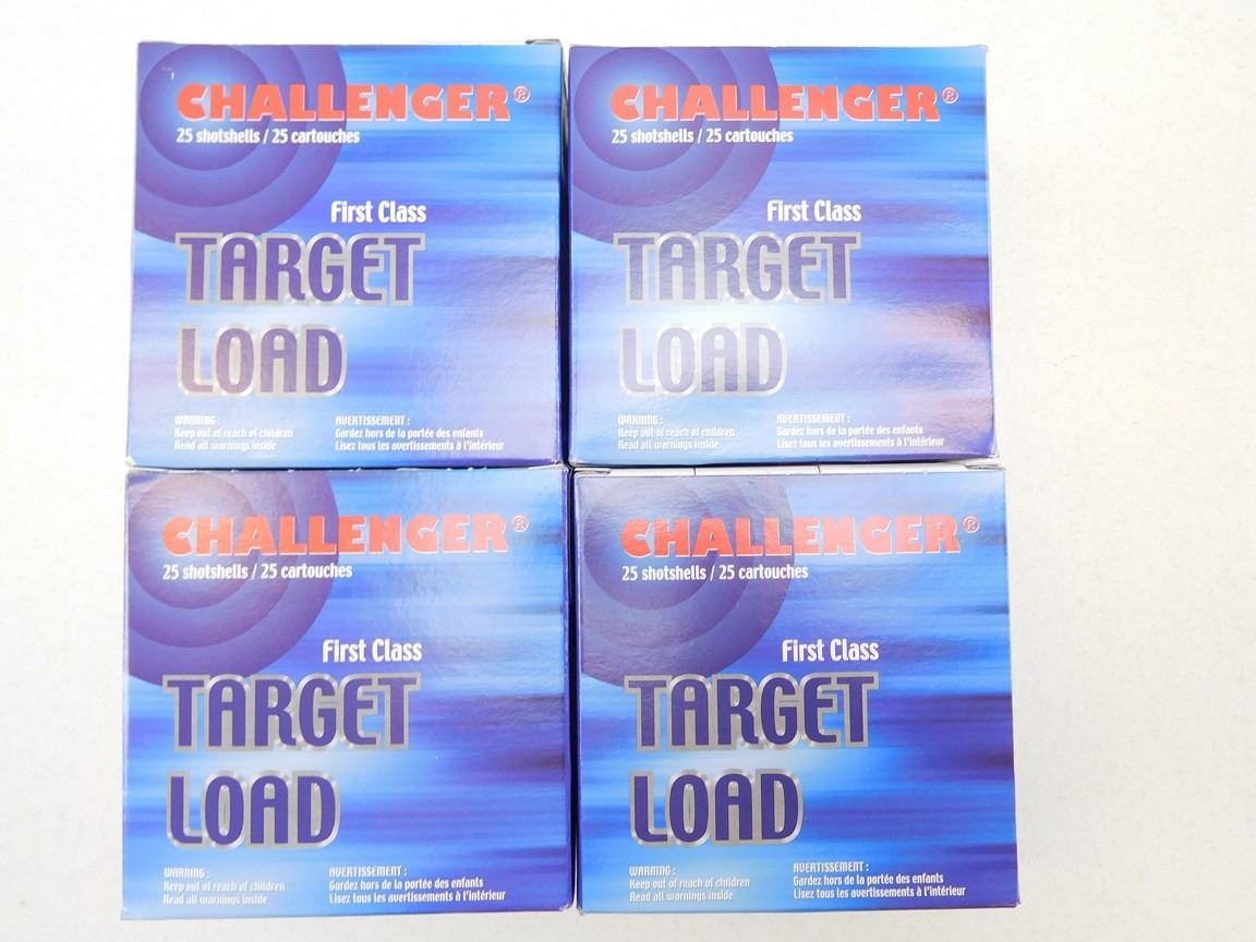 CHALLENGER FIRST CLASS TARGET LOAD 12GA X 2 3/4 # 7.5 SHOTGUN SHELLS