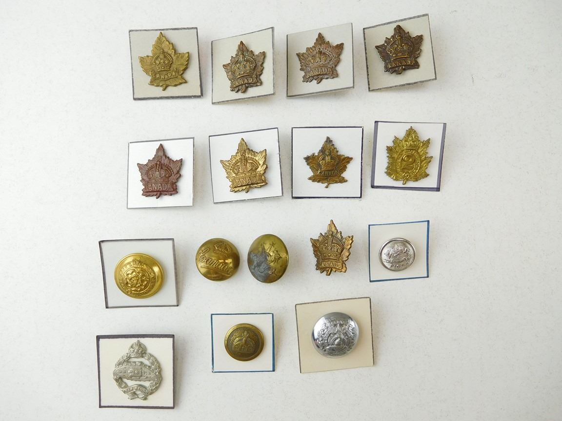 ASSORTED BUTTONS & PINS