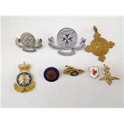 ASSORTED MEDICAL BADGES