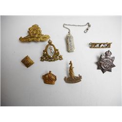 ASSORTED CAP & OTHER BAGDES