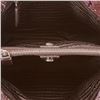 Image 5 : Prada Purple Black Brown Python Snakeskin Leather Shoulder Bag