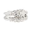 0.35 ctw Diamond Ring - 14KT White Gold