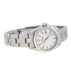 Image 8 : Rolex Ladies Stainless Steel Silver Index Smooth Bezel Oyster Band Datejust Wris