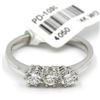 Image 3 : 0.57 ctw Diamond Ring - 14KT White Gold