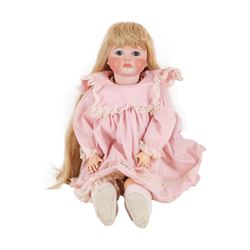 S.F.B.J. #252 Stamped Head Porcelain Doll with Original Clothes - Paris