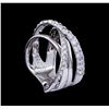 Image 1 : 1.55 ctw Diamond Ring - 14KT White Gold