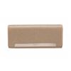 Saint Laurent Beige Silver Studded Clutch Bag