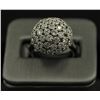 Image 1 : 2.50 ctw Diamond Flower Design Ring - 14KT White Gold