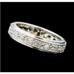 0.80 ctw Diamond Eternity Band - 14KT White Gold