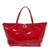 Image 1 : Salvatore Ferragamo Vinyl Red Tote Shoulder Bag