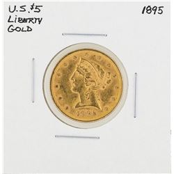 1895 $5 Liberty Head Half Eagle Gold Coin