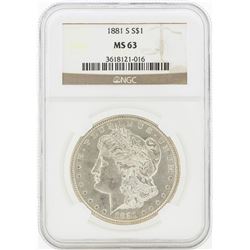 1881-S MS63 NGC Morgan Silver Dollar