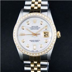 Rolex Two-Tone MOP Diamond DateJust Men's Watch