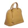 Image 2 : Louis Vuitton Yellow Vernis Leather Monogram Alma PM Bag