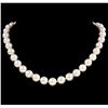 Image 1 : Pearl and Diamond Necklace