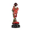 Image 3 : Beijing Silk Figure Doll on Stand- Satin and Silk Garb