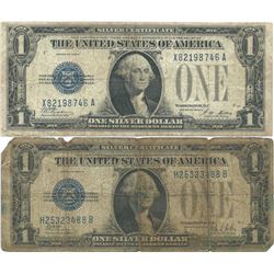 1928 $1 Silver Certificate Currency Lot of 2