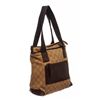 Image 2 : Gucci Brown Monogram Canvas Leather Trim Tote Handbag