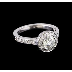 1.63 ctw Diamond Ring - 14KT White Gold