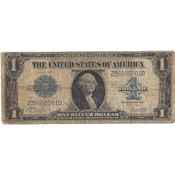 1923 $1 Large Silver Certificate Woods / White Note