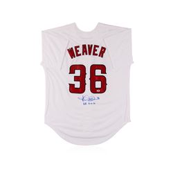 Los Angeles Angels of Anaheim Jered Weaver Autographed Jersey PSA Certified