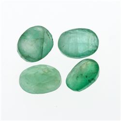 4.34 cts. Oval Cut Natural Emerald Parcel